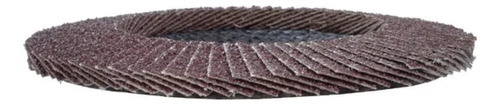 Kit 04 Disco Flap Cônico 115mm Grão 36 Madeira Aço Desbaste