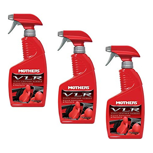 Mothers 06524 Vlr Vinylleatherrubber Care, 24 Oz - 3 Unidade