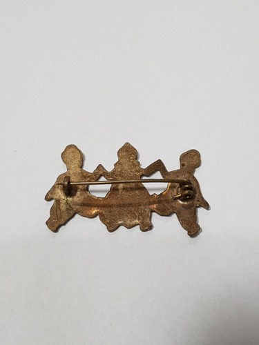 Imagen 2 de 6 de Antiguo Pin Infantil 1920 Esmaltado Gran Calidad Mag 59295