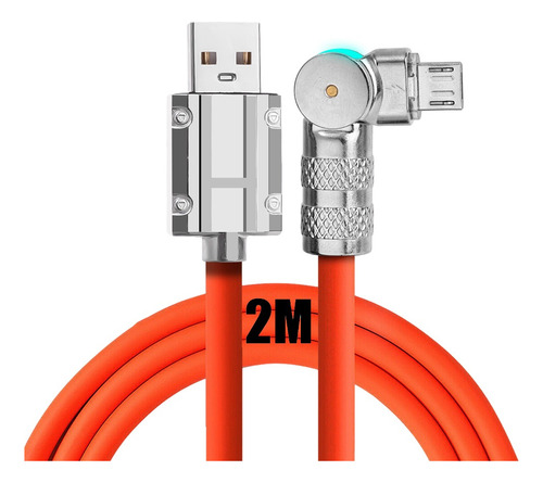 Cable De Carga Rápida De 120 W Para Android Micro Usb (rotac