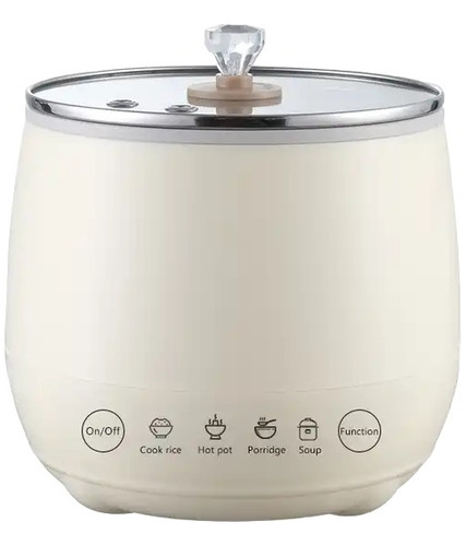 Olla Eléctrica Genérica Dfg-001 350w Blanco 1.8l