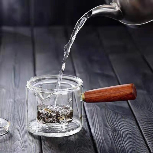 Tetera De Cristal, Resistente Al Calor, Extraíble, Transpare