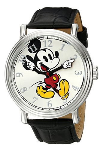 Reloj Wey1800 Mickey Mouse Plateado De Disney Para Hombre Co