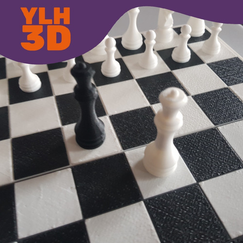 Juego De Ajedrez Ylh3d | Impresión 3d | Ml