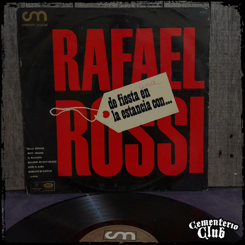 De Fiesta En La Estancia Con Rafael Rossi Vinilo Lp