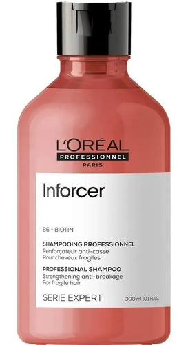 Imagen 1 de 4 de Shampoo Fortalecedor Con B6 Y Biotin Inforcer Loreal 300ml