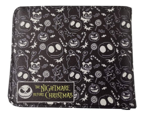 Cartera Billetera Modelo Tim Burton Jack Skellington Sonrisa | Envío gratis