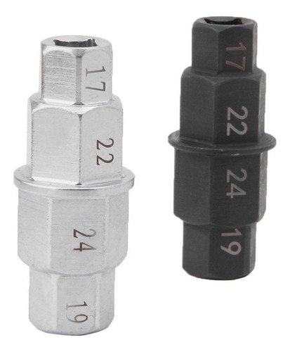Herramienta De Eje Hexagonal Cycles, 17 Mm, 19 Mm, 22 Mm, 24