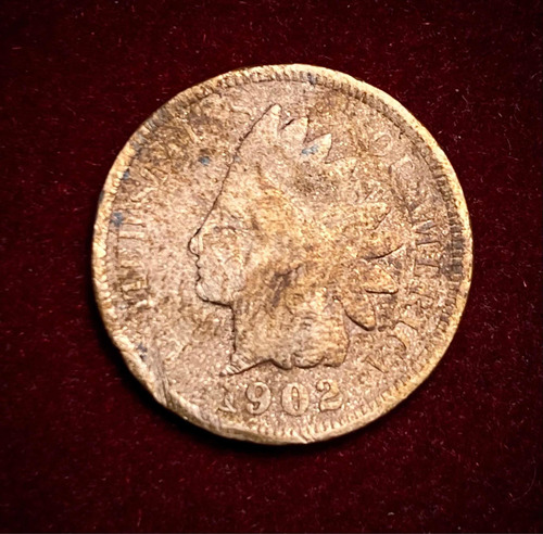 Moneda 1 Centavo Estados Unidos 1902 Indio Km 90 A Oferta