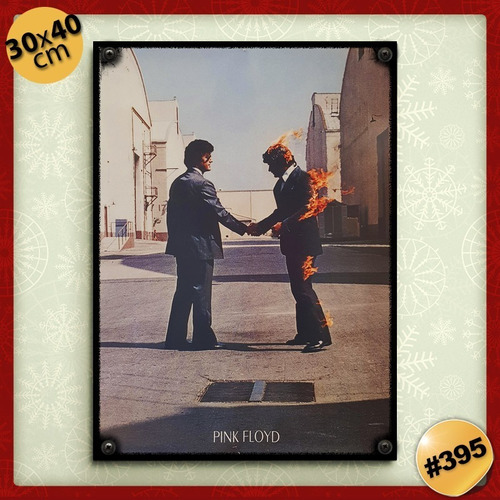 Imagen 1 de 2 de #395 - Cuadro Vintage 30 X 40 - Pink Floyd Rock Música