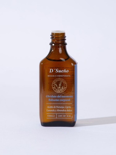 D Sueño Bálsamo Corporal Chemisette Combate Insomnio 50ml Naranja, Lavanda, Ciprés