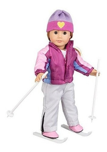 Ropa De Muñecas De Esquí Para American Girl Dolls: Let's Go