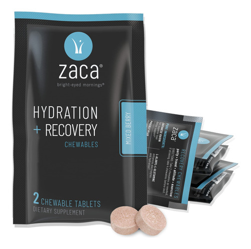 Zaca Recovery Chewable Supplement | Remedy For Hangovers, Ex