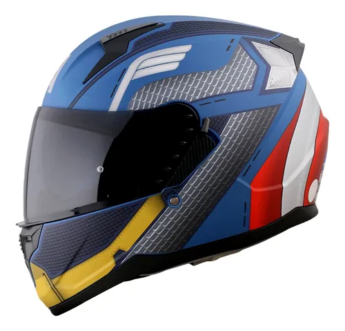 Casco moto online marvel