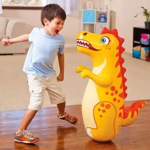 Dinosaurio Inflable Porfiado Para Niños Juguete Dragon Ball