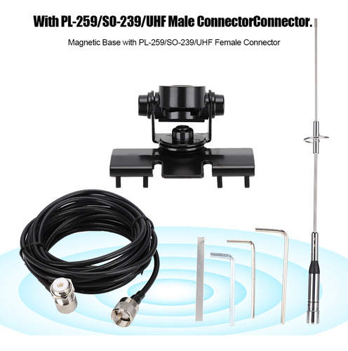 Carro Nl-770s Vhf/uhf De Banda Dupla 144/430 Mhz 2,15/3,0 Db