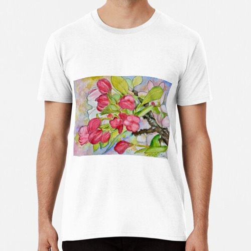 Remera Flores De Manzano De Primavera Algodon Premium