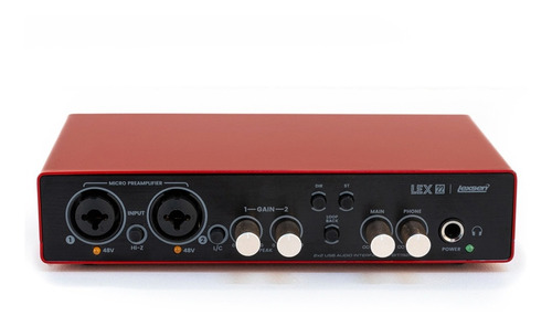 Interface De Audio Usb Placa De Sonido Lexsen Lex22 Premium