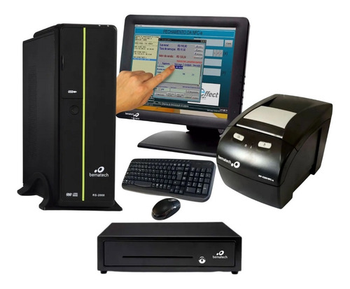 Rs2000 I3 Ssd 240 Gb + Monitor Touch Tm15 + Impressora