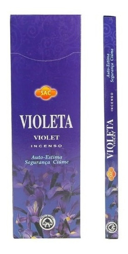 Incenso Indiano Sac Violeta Cx.6un.8v