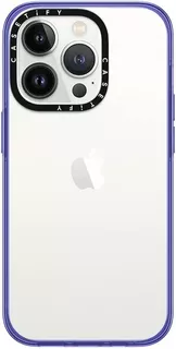 Casetify Funda Para iPhone 14 Pro ( Transparente Y Morado)