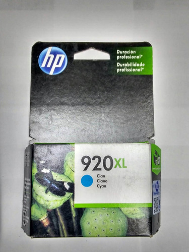 Cartucho Original Hp 920xl Cyan Cd972al