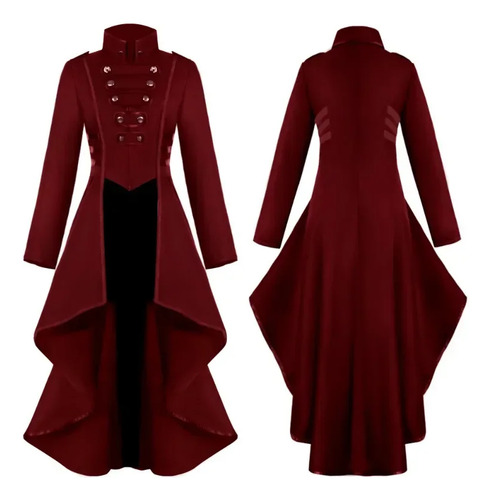Disfraz De Tela Para Mujer, Vestido Medieval, Abrigo De Cola Para Mujer