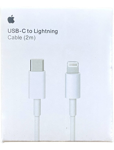 Cable Apple Usb-c A Lightning  / 2 Metros Largo