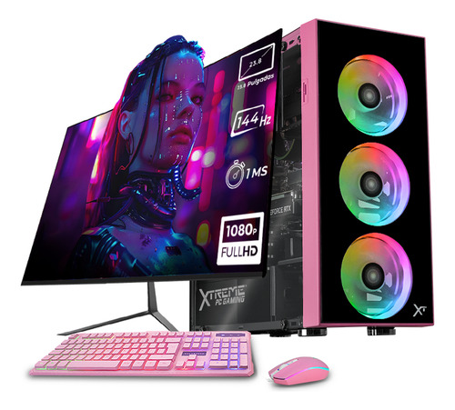 Xtreme Pc Geforce Rtx 3050 Ryzen 5 16gb Ssd 1tb Monitor 23.8