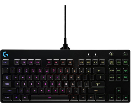 Imagen 1 de 6 de Teclado Gamer Logitech G Pro X Rgb Mecánico Usb 1.8 Mts N Lt