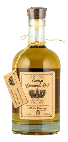 Cachaça Encomenda Real Edição Especial Carvalho 750ml