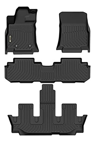 Mantas De Piso Negras Para Subaru Ascent 7 Plazas 2019-2023