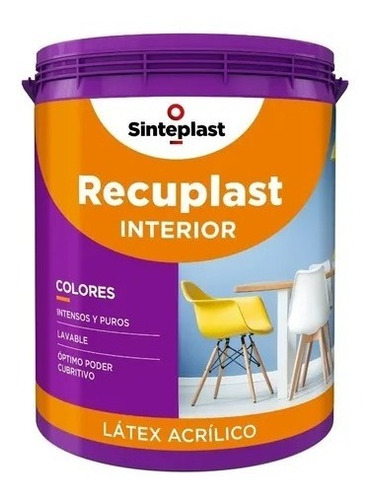 Recuplast Latex Interior Lavable  | 8 Colores |  1 L