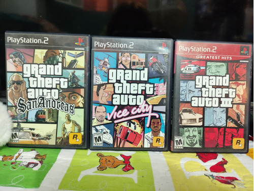 Gta San Andreas- Vice City - Lll Lote Ps2