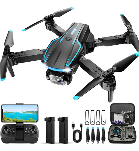 Mini Drone Con Cámara, 1080p Fpv Drone Plegable Con ...