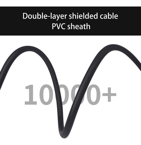 3.5 Mm Hasta El Doble Adaptador Estéreo De Cable 200 Cm