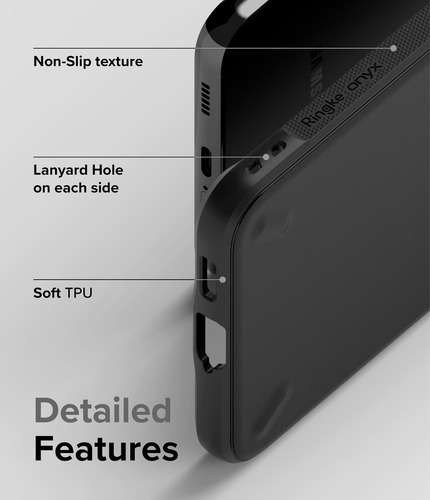 Imagen 4 de 5 de Funda + Templado Para Samsung Galaxy S22 Plus Ringke Onyx