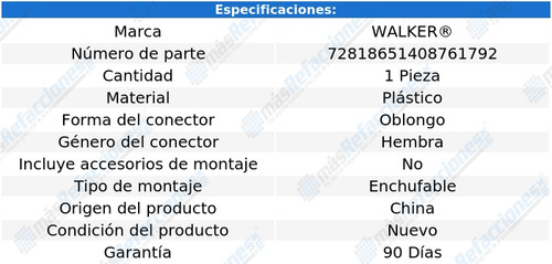 Bulbo Dep Recuperador P/ Bmw M5 10 Cil 5.0l 06 Al 10 Walker