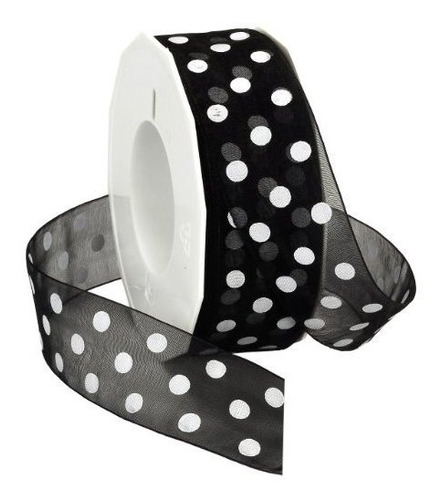 Morex Ribbon Sheer Dots 1  12 Pulgadas Bobina De Cinta Con 5