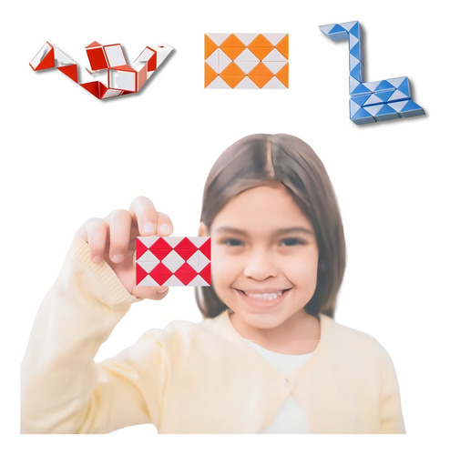Cubo Cube Snake con forma de cobra mágica con forma de infinito para niños