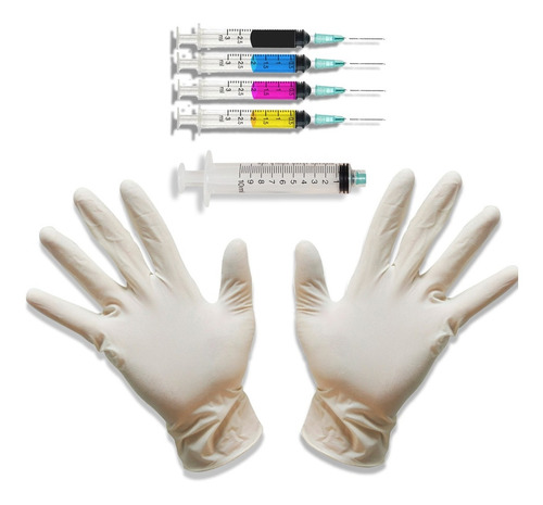 Imagen 2 de 4 de Kit Recarga 125ml Para Cartuchos De Tinta Canon Y Hp