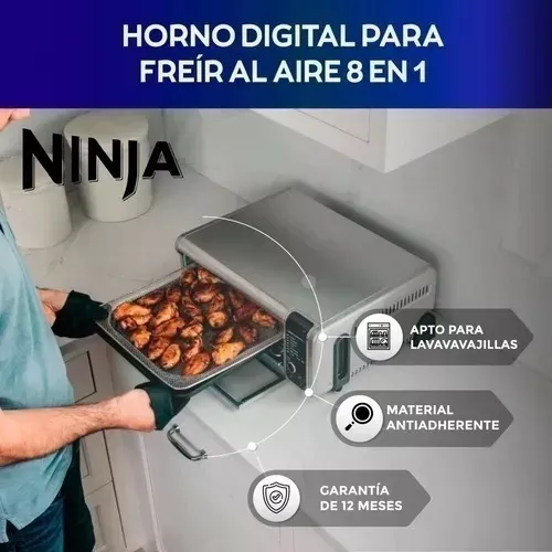 Horno Freidora de Aire Ninja SP101 8 en 1, Caja Dañada, Rastro de