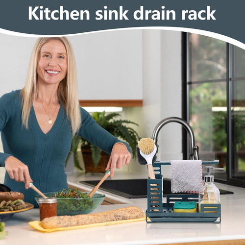Estante Para Fregadero De Cocina Escurridor De Platos Con Ba
