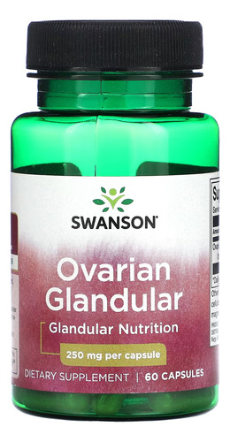 Glandular Ovariana 250mg Swanson 60 Caps Sabor N/a