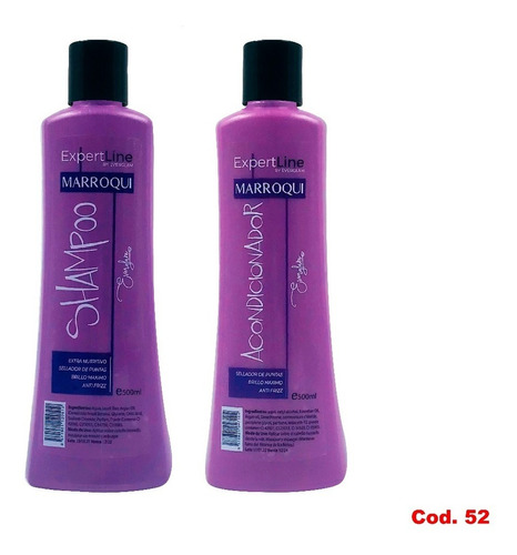 Shampoo Y Acondicionador Marroqui Expertline Everglam