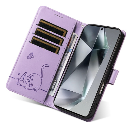 Funda De Piel Sintética De Alta Calidad Para Samsung A10/a10s Walletm, Correa De Muñeca, Ranura, Soporte, Antivibración