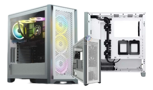  Gabinete Gamer Corsair 4000d Airflow Mid-tower Atx White 