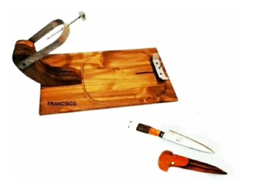 Bandeja Soporte Pata Jamon Crudo Jamonera Personalizada Papa