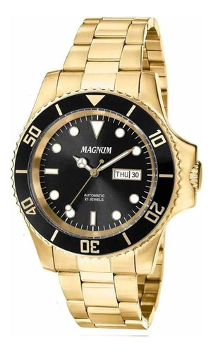 Relógio Masculino Magnum Analógico Ma35075u - Dourado