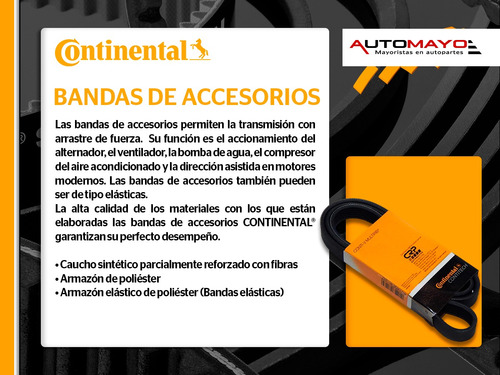 Banda Acc 1705 Mm D/h Sable V6 3.0l Mercury 89-92